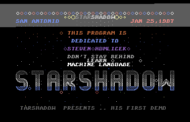 Starshadow's First Demo
