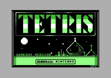 GB Tetris Title Screen